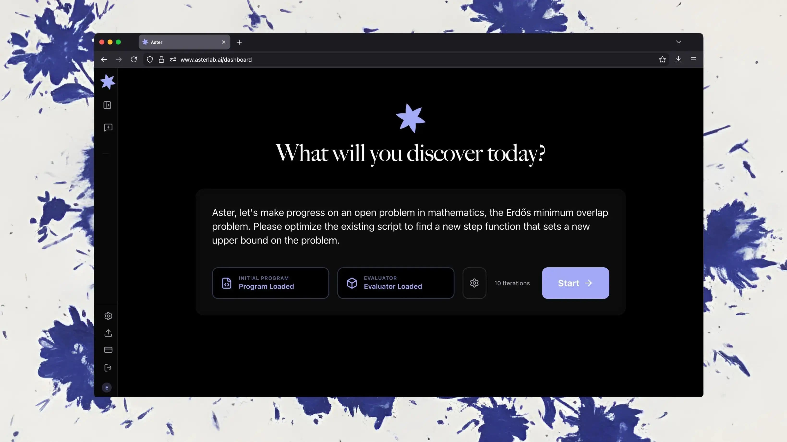 Aster Desktop Interface
